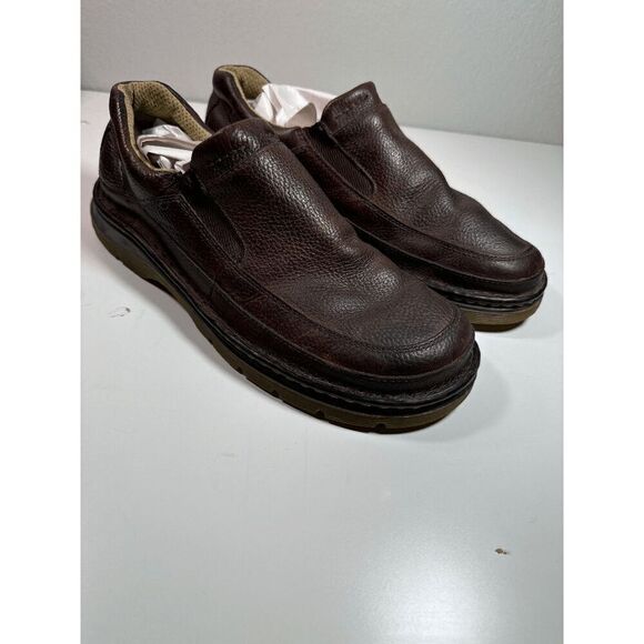 Dr. Martens Men\'s Leather Boyle Casual Slip On Loafers. Brown. Size 11. main image 5